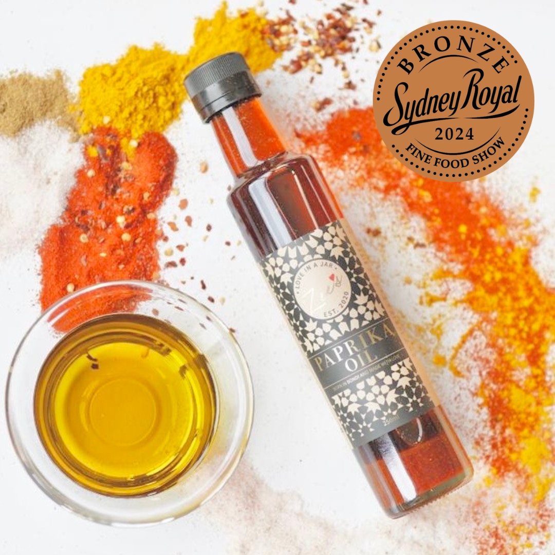 Paprika oil Moroccan food vegan gluten free dairy free delicious award wining product